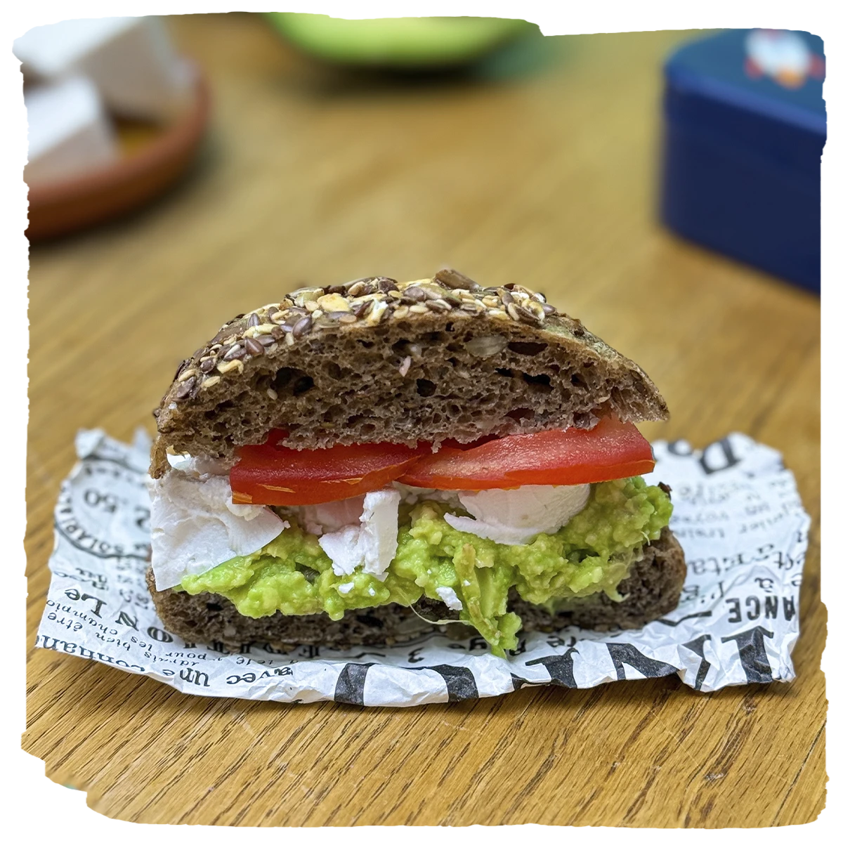 Avocado & Goat Cheese Sandwich - Sütdiyari