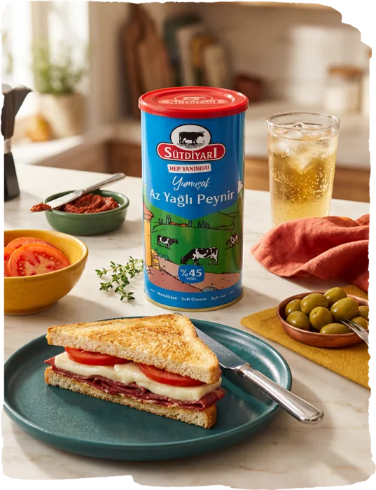 Az Yağlı Yumuşak Peynir (%45 Yağlı) 800g