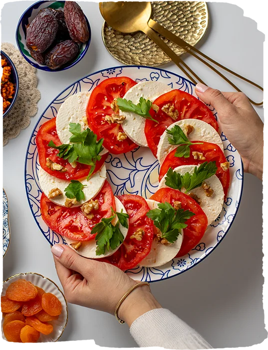 Peynirli Türk Usulü Caprese